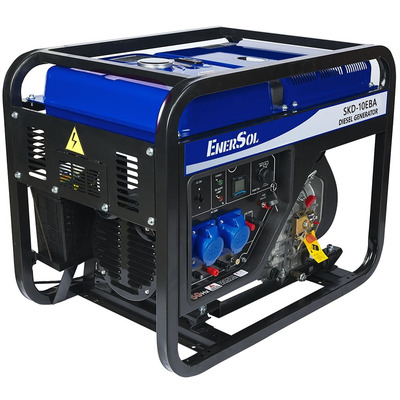 Дизельний інверторний генератор EnerSol SKD-10EBAUI 10 кВт електростартер Зображення