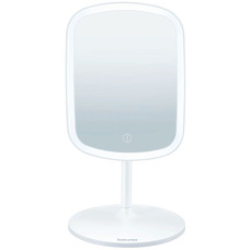 Дзеркало косметичне Beurer BS 47 настільне 15x21 см, LED-підсвічування, сенсорне Зображення
