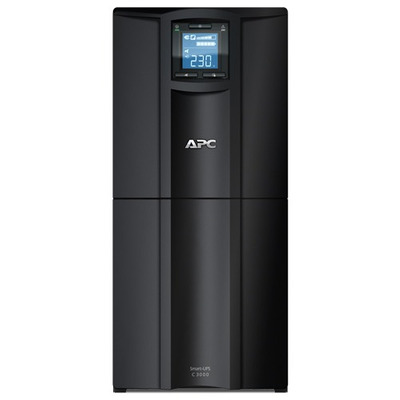 Источник бесперебойного питания APC Smart-UPS C 3000VA/2400W линейно-интерактивный черный LCD USB Изображение