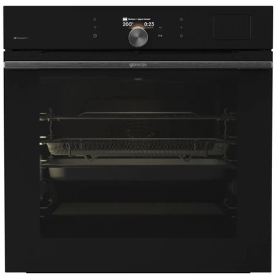 Електрична духова шафа Gorenje BFS6148B, 77 л, Wi-Fi, парова, чорна Зображення