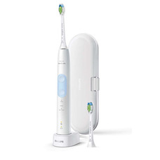 Электрическая зубная щетка Philips Sonicare ProtectiveClean 5100 HX6859/29, белый/голубой, 2 насадки, футляр Электрическая зубная щетка Philips Sonicare ProtectiveClean 5100 HX6859/29, белый/голубой, 2 насадки, футляр Изображение