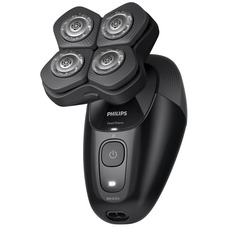 Электробритва для головы Philips Pro Series 5000, роторная, 4 головки, черная Изображение