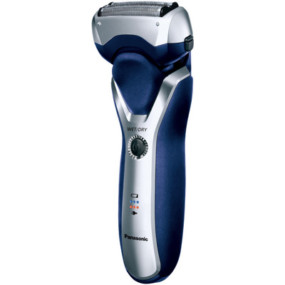 Электробритва Panasonic ES-RT37-S520 сеточная 3 лезвия Li-Ion синяя Изображение