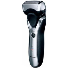 Електробритва Panasonic ES-RT87-S520 чоловіча сіткова, 3 головки, тример, акумулятор, чорний із сріблястим Зображення