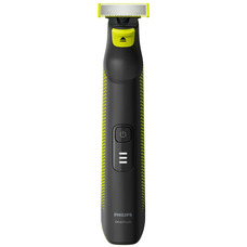 Электробритва Philips OneBlade Pro QP6504/15, Li-Ion, сухое/влажное бритьё, чёрно-зелёная Изображение