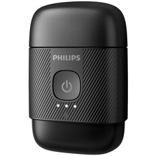 Электробритва Philips Shaver 500 Series роторная, 2 головки, аккумулятор, сухое и влажное бритьё, черная Изображение