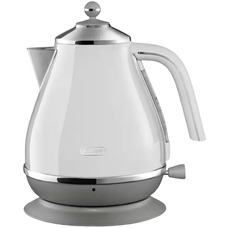 Электрический чайник Delonghi Icona Capitals 1,7 л нержавейка белый Изображение
