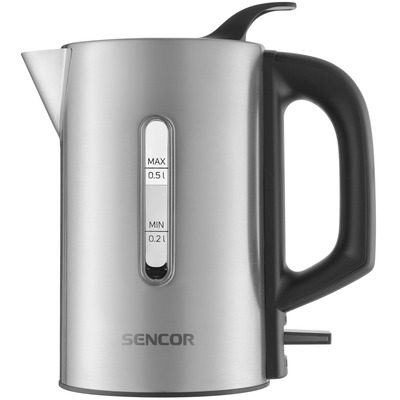 Електрочайник Sencor SWK170SS дорожній 0.5 л нержавіюча сталь 1100 Вт Зображення
