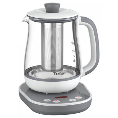 Електрочайник Tefal BJ551B10, скляний корпус, 8 режимів, об'єм 1.5 л Зображення