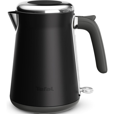 Електрочайник Tefal Collection KI6668E0 нержавіюча сталь 1.7 л, 2400 Вт, чорний Зображення