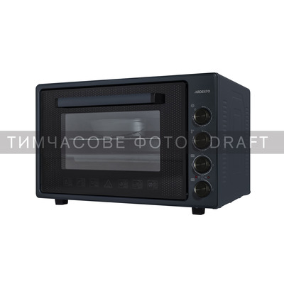 Електрична духова шафа Ardesto MEO-S70CA, 70 л, 2000 Вт, конвекція, антрацит Зображення