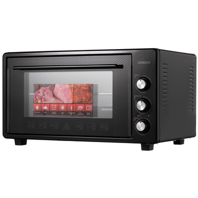 Электрическая мини-печь Ardesto MEO-S50GB 50 л, 1600 Вт, с вертелом Изображение