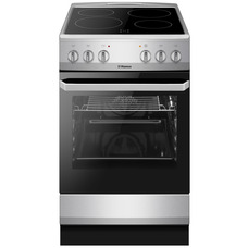Электрическая плита Hansa FCCX580009 стеклокерамика 50х60 см, 62 л, нержавеющая сталь Изображение