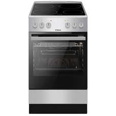 Електрична плита Hansa FCCX59009H, 62 л, 4 конфорки, нержавіюча сталь Зображення