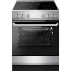Электрическая плита Hansa FCCX680009, 60х60 см, стеклокерамика, духовой шкаф 62 л, нержавеющая сталь Изображение