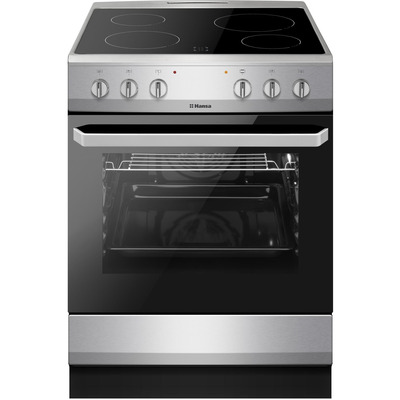 Електрична плита Hansa FCCX680009, 60х60 см, склокераміка, духовка 62 л, нержавіюча сталь Зображення