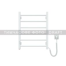 Электрический полотенцесушитель Ardesto EKO 480x600 мм, белый, кнопка, сталь Изображение