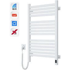 Электрический полотенцесушитель Navin Авангард X белый, 800х480 мм, 15 секций, Wi-Fi Изображение
