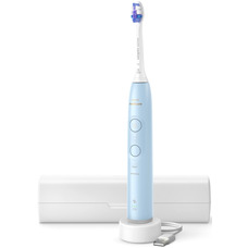 Електрична зубна щітка Philips Sonicare 6100 Series, блакитна, 62 000 рухів/хв, датчик тиску, 2 режими Зображення