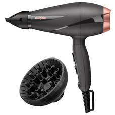 Фен BaByliss Smooth Pro 6709DE, іонізація, AC-двигун, 2100 Вт, 2 насадки Зображення
