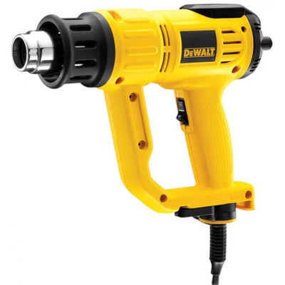 Фен будівельний DeWALT D26414 2000Вт цифровий дисплей 50-600°C 0.71кг чорний-жовтий Фен будівельний DeWALT D26414 2000Вт цифровий дисплей 50-600°C 0.71кг чорний-жовтий Зображення