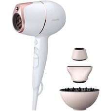 Фен Philips Prestige BHD628/00, 1800 Вт, SenseIQ, іонізація, дифузор, концентратор Зображення