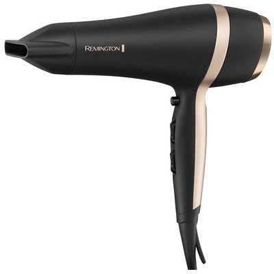 Фен Remington D6940GP Salon Smooth 2100 Вт, 3 режими, дифузор, чорний Зображення