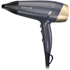 Фен Remington Sapphire Luxe 2200Вт, ионизация, диффузор, синий с золотистым Изображение
