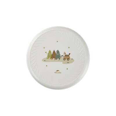Фрісбі м’який Naturehike CNH22YL004 для дітей, білий, 23 см Зображення
