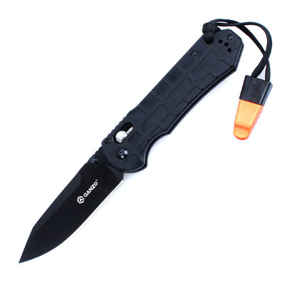 Складной нож Ganzo G7453P-BK-WS 90 мм 440C Axis Lock черно-оранжевый Изображение