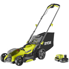 Газонокосилка аккумуляторная Ryobi RY18LMX33A-150 18В 33см 30л 7-позиционная Изображение