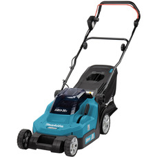 Газонокосарка Makita DLM382CM2 2×18В, 380 мм, 25–75 мм, 40 л Зображення