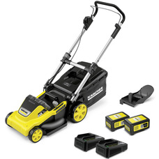 Газонокосилка аккумуляторная Karcher LMO 5-18 Dual Battery Set 36В, 2 аккумулятора, 41 см Изображение