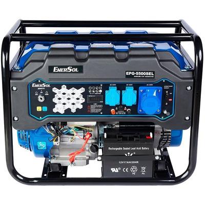 Газо-бензиновый генератор EnerSol EPG-5500SEL 5.5 кВт, электростартер, 1 фаза Изображение