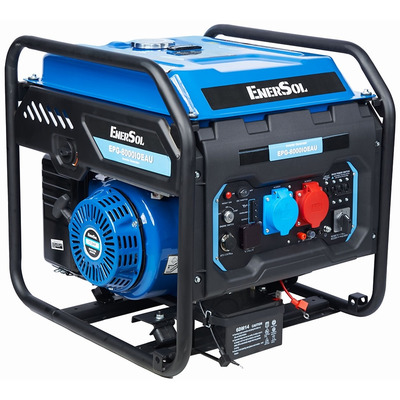 Генератор инверторный бензиновый EnerSol EPG-8000IOEAU 8 кВт электростартер Изображение