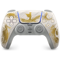 Геймпад беспроводной PlayStation DualSense BT Ghost of Yotei Limited Edition бело-золотой, адаптивные триггеры Изображение