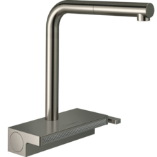 Кухонний змішувач Hansgrohe Aquno Select M81 з висувним носиком 210 мм Зображення
