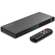 HDMI комутатор Digitus DS-55332, 5 входів, 4K/60 Гц, HDR, металевий корпус Зображення