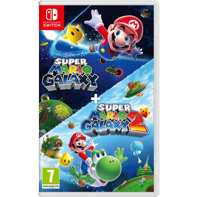Гра для Nintendo Switch 2 Super Mario Galaxy 1 + 2, картридж, HD-ремастер Зображення
