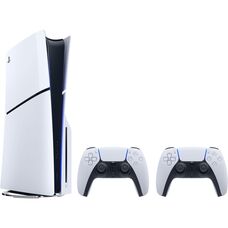 Ігрова консоль Sony PlayStation 5 Slim Blu-ray, 2 геймпади DualSense, SSD 1 ТБ Зображення