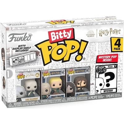 Ігровий набір Funko POP Bitty Pop Harry Potter Voldemort 4 фігурки вінілові 3 см Зображення