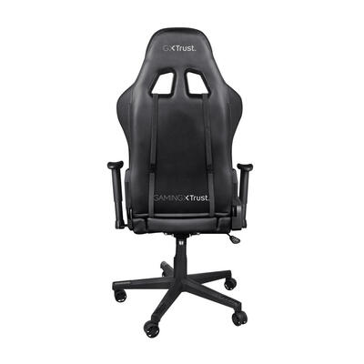 Ігрове крісло Trust GXT 716 Rizza, PU шкіра, 3D-підлокітники, RGB, чорний Зображення