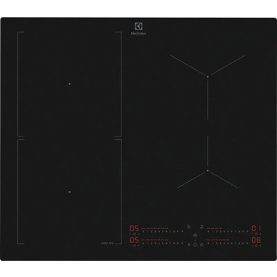 Индукционная варочная панель Electrolux EIS62453IT 60 см с датчиком кипения, расширенной зоной Bridge, черный матовый SaphirMatt Изображение