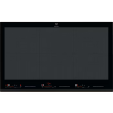 Индукционная варочная панель Electrolux EIV87671, 80 см, 6 конфорок, TotalFlex, Hob2Hood, черная Изображение