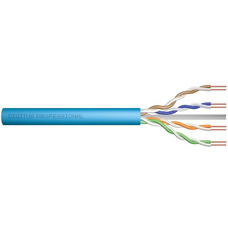 Інсталяційний кабель Digitus CAT 6A U-UTP 500м, AWG 23/1, LSZH, блакитний Зображення