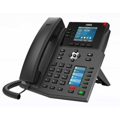 IP телефон Fanvil X4U с двумя цветными дисплеями, 12 SIP-линиями и PoE IP телефон Fanvil X4U с двумя цветными дисплеями, 12 SIP-линиями и PoE Изображение