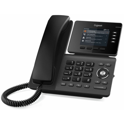 IP-телефон Gigaset P810B проводной, 12 линий, Bluetooth, PoE, TFT-дисплей Изображение