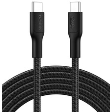 Кабель для заряджання та синхронізації Belkin USB-C 3 м 240 Вт чорний плетений Зображення