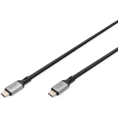 Кабель USB 4.0 Digitus Type-C/Type-C 3м, черный, 20 Гбит/с Изображение