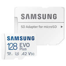 Карта пам’яті microSD Samsung Evo Plus 128 ГБ UHS-I Class 10 з SD-адаптером Зображення